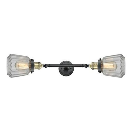 Innovations Lighting 2 Light Vertical Bath Vanity Light 208L-BAB-G142-LED